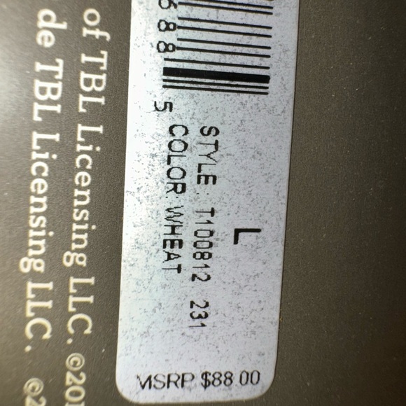 Timberland Leather Nubuck Tech Wheat Yellow Glove. Gloves. NWT. Size: Large - Picture 11 of 13